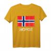 Norwegen Flagge T-Shirt im Used Look - Geschenkidee für Norwegen-Liebhaber, Fans und Reiseliebhaber zu Weihnachten, Geburtstag oder Jubiläum