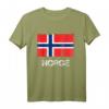 Norwegen Flagge T-Shirt im Used Look - Geschenkidee für Norwegen-Liebhaber, Fans und Reiseliebhaber zu Weihnachten, Geburtstag oder Jubiläum