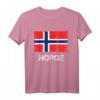 Norwegen Flagge T-Shirt im Used Look - Geschenkidee für Norwegen-Liebhaber, Fans und Reiseliebhaber zu Weihnachten, Geburtstag oder Jubiläum