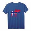Elch Norwegen T-Shirt mit Flagge - Perfektes Souvenir für Norwegen-Fans, Touristen und Geschäftsreisende