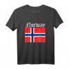 Norwegen Flagge T-Shirt - Skandinavien Design als Geschenk für Norwegen- & Oslo-Liebhaber, Wikinger, Angler & Reisende