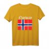 Norwegen Flagge T-Shirt - Skandinavien Design als Geschenk für Norwegen- & Oslo-Liebhaber, Wikinger, Angler & Reisende