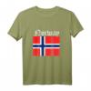 Norwegen Flagge T-Shirt - Skandinavien Design als Geschenk für Norwegen- & Oslo-Liebhaber, Wikinger, Angler & Reisende