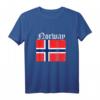 Norwegen Flagge T-Shirt - Skandinavien Design als Geschenk für Norwegen- & Oslo-Liebhaber, Wikinger, Angler & Reisende