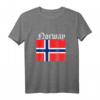 Norwegen Flagge T-Shirt - Skandinavien Design als Geschenk für Norwegen- & Oslo-Liebhaber, Wikinger, Angler & Reisende