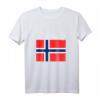 Norwegen Flagge T-Shirt - Skandinavien Design als Geschenk für Norwegen- & Oslo-Liebhaber, Wikinger, Angler & Reisende