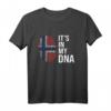 It's In My DNA Norwegen T-Shirt mit Flagge – Perfektes Geschenk für Norwegen-Urlauber, Natur- und Angel-Liebhaber