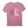 It's In My DNA Norwegen T-Shirt mit Flagge – Perfektes Geschenk für Norwegen-Urlauber, Natur- und Angel-Liebhaber