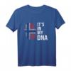 It's In My DNA Norwegen T-Shirt mit Flagge – Perfektes Geschenk für Norwegen-Urlauber, Natur- und Angel-Liebhaber