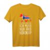 Ich Muss Gar Nix Ich Muss Nur Ans Nordkap Norwegen T-Shirt – Perfektes Geschenk für Norwegen Fans und Nordkap-Reisende