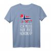 Ich Muss Gar Nix Ich Muss Nur Ans Nordkap Norwegen T-Shirt – Perfektes Geschenk für Norwegen Fans und Nordkap-Reisende