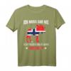 Ich Muss Gar Nix Ich Muss Nur Ans Nordkap T-Shirt – Witziges Norwegen Reise- und Urlaubs-Shirt für Männer, Freunde & Kollegen