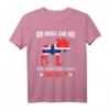 Ich Muss Gar Nix Ich Muss Nur Ans Nordkap T-Shirt – Witziges Norwegen Reise- und Urlaubs-Shirt für Männer, Freunde & Kollegen