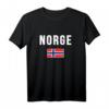 Norge Norwegische Flagge T-Shirt - Klassisch geschnitten, ideal für Norwegen-Fans & Reise Souvenirs