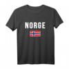 Norge Norwegische Flagge T-Shirt - Klassisch geschnitten, ideal für Norwegen-Fans & Reise Souvenirs