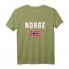 Norge Norwegische Flagge T-Shirt - Klassisch geschnitten, ideal für Norwegen-Fans & Reise Souvenirs
