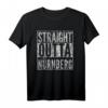 Straight Outta Nürnberg Vintage Distressed Hip-Hop T-Shirt – Cooles Streetwear für Nürnberg Fans & Heimatverbundene