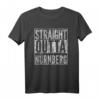 Straight Outta Nürnberg Vintage Distressed Hip-Hop T-Shirt – Cooles Streetwear für Nürnberg Fans & Heimatverbundene