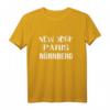 New York Paris Nürnberg T-Shirt - Klassisch geschnitten, doppelt genähter Saum, ideal für Städtereisen und Souvenir-Liebhaber