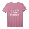 New York Paris Nürnberg T-Shirt - Klassisch geschnitten, doppelt genähter Saum, ideal für Städtereisen und Souvenir-Liebhaber