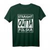 Polen T-Shirt Straight Outta Polska mit Adler – Lustiges Geschenk für Polen-Fans und Freunde, perfekt für Geburtstag & Valentinstag