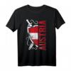 Österreich Patriot Fußball Trikot mit Flagge und Wappen - Vintage Supporter T-Shirt für Fans der österreichischen Nationalmannschaft