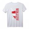 Österreich Patriot Fußball Trikot mit Flagge und Wappen - Vintage Supporter T-Shirt für Fans der österreichischen Nationalmannschaft