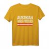 Austrian And Proud Österreich Flagge T-Shirt – Stolzes Design für Österreicher, Urlaub & Heimatliebe
