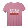 Austrian And Proud Österreich Flagge T-Shirt – Stolzes Design für Österreicher, Urlaub & Heimatliebe