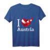 Ich liebe Österreich//Oesterreich T-Shirt – Lustiges Geschenk für Männer, Frauen, Familie & Freunde zu Weihnachten, Geburtstag & besonderen Anlässen
