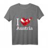 Ich liebe Österreich//Oesterreich T-Shirt – Lustiges Geschenk für Männer, Frauen, Familie & Freunde zu Weihnachten, Geburtstag & besonderen Anlässen