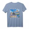 Wien Österreich Souvenir T-Shirt mit berühmten Sehenswürdigkeiten – Perfektes Geschenk für Wien-Reisende, Fans & Familie
