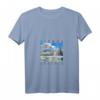 Damen Wien Österreich Souvenir T-Shirt mit berühmten Sehenswürdigkeiten und V-Ausschnitt – Perfektes Geschenk für Wien-Liebhaber und Reisen