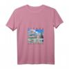 Damen Wien Österreich Souvenir T-Shirt mit berühmten Sehenswürdigkeiten und V-Ausschnitt – Perfektes Geschenk für Wien-Liebhaber und Reisen