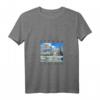 Damen Wien Österreich Souvenir T-Shirt mit berühmten Sehenswürdigkeiten und V-Ausschnitt – Perfektes Geschenk für Wien-Liebhaber und Reisen