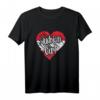 Österreich Herz Flagge Damen T-Shirt – Süßes Österreich Geschenk für Mädchen und Frauen
