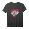 Österreich Herz Flagge Damen T-Shirt – Süßes Österreich Geschenk für Mädchen und Frauen