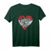 Österreich Herz Flagge Damen T-Shirt – Süßes Österreich Geschenk für Mädchen und Frauen