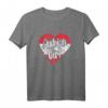 Österreich Herz Flagge Damen T-Shirt – Süßes Österreich Geschenk für Mädchen und Frauen