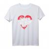 Österreich Herz Flagge Damen T-Shirt – Süßes Österreich Geschenk für Mädchen und Frauen