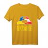 Ukraine Österreich Flagge Herz Liebe T-Shirt - Patriotisches Supporter Shirt für Fans & Supporter