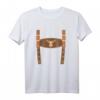 Lederhose Attrappe - Tracht Lederhose Ersatz T-Shirt für Volksfeste, Kirchweih & Kirmes für Männer