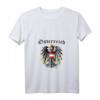 Damen T-Shirt mit österreichischer Flagge und Wappen - V-Ausschnitt, Nationalstolz & Österreich Liebe