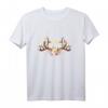 HapPanda Trachtenshirt mit Hirsch und Blumen – Lustiges Servus T-Shirt für Frauen aus Bayern & Österreich, perfekt fürs Volksfest & Geschenk