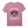 Österreich Wien Heimat T-Shirt mit Wappen, Flagge & Dialekt – Klassisch geschnitten für Damen, Herren & Kinder
