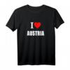 I Love Austria T-Shirt - Skifahren, Sommerferien & Landschaftsdesign für Österreich-Fans im Retro Vintage Look