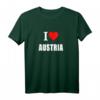 I Love Austria T-Shirt - Skifahren, Sommerferien & Landschaftsdesign für Österreich-Fans im Retro Vintage Look