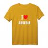 I Love Austria T-Shirt - Skifahren, Sommerferien & Landschaftsdesign für Österreich-Fans im Retro Vintage Look