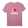 I Love Austria T-Shirt - Skifahren, Sommerferien & Landschaftsdesign für Österreich-Fans im Retro Vintage Look