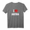 I Love Austria T-Shirt - Skifahren, Sommerferien & Landschaftsdesign für Österreich-Fans im Retro Vintage Look